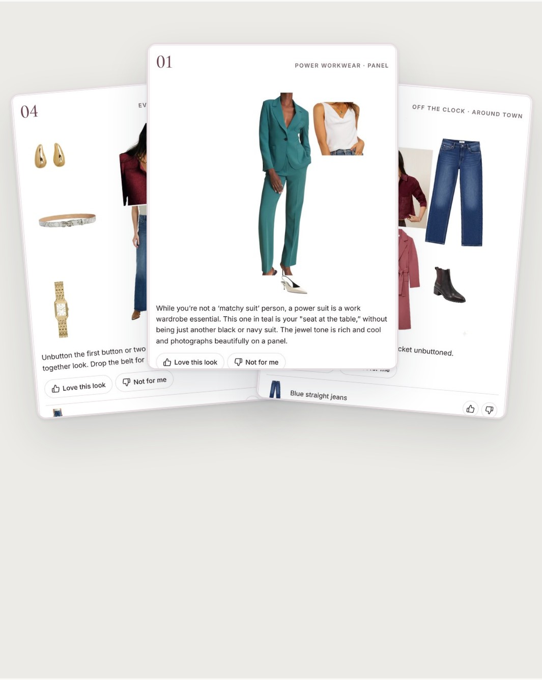 Sample looks